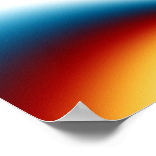 "Außenansicht, Hyperdimension" Poster (Ecke)