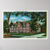 Außenansicht Kendrick Hall, Vassar-Uni Poster (Vorne)