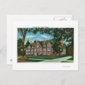 Außenansicht Kendrick Hall, Vassar-Uni Postkarte (Vorne/Hinten)