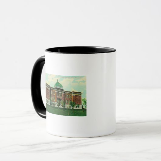 Außenansicht Landkreis Oberschule Tasse (Vorderseite Links)