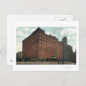 Außenansicht Powers Hotel Postkarte (Vorne/Hinten)