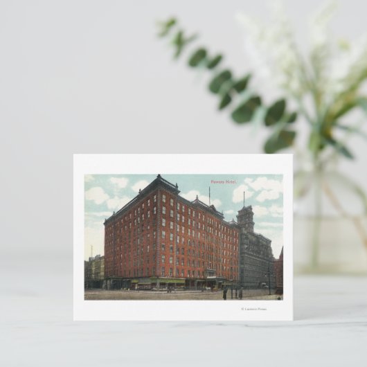 Außenansicht Powers Hotel Postkarte (Stehend Vorderseite)