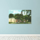 Außenansicht Rathaus 2 Leinwanddruck (Insitu (Holzboden))