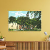 Außenansicht Rathaus 2 Leinwanddruck (Insitu (Wohnzimmer))