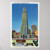 Außenansicht RCA Bldg, Rockefeller Center Poster (Vorne)