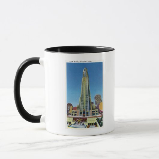 Außenansicht RCA Bldg, Rockefeller Center Tasse (Links)