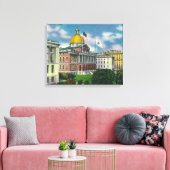 Außenansicht Staat House Leinwanddruck (Insitu (Wohnzimmer))