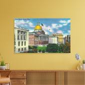 Außenansicht Staat House Leinwanddruck (Insitu (Wohnzimmer))