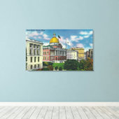 Außenansicht Staat House Leinwanddruck (Insitu (Holzboden))