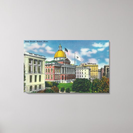 Außenansicht Staat House Leinwanddruck (Vorderseite)