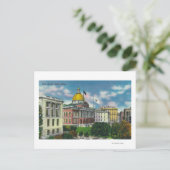 Außenansicht Staat House Postkarte (Stehend Vorderseite)