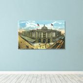 Außenansicht Südbahnhof # 3 Leinwanddruck (Insitu (Holzboden))