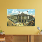 Außenansicht Südbahnhof # 3 Leinwanddruck (Insitu (Wohnzimmer))