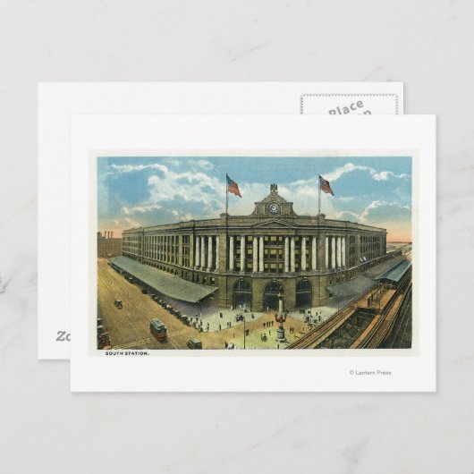 Außenansicht Südbahnhof # 3 Postkarte (Vorne/Hinten)