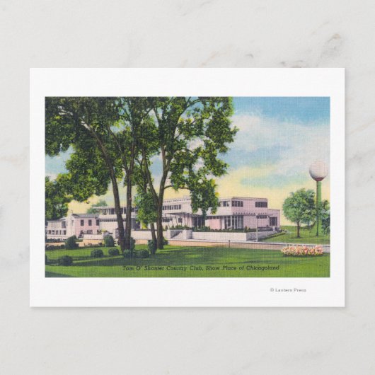 Außenansicht Tam O'Shanter Country Club Postkarte (Vorderseite)