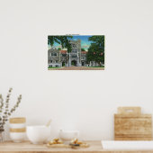 Außenansicht Taylor Hall, Vassar-Uni Poster (Küche)