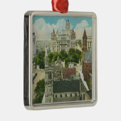 Außenansicht vom Capitol Hill und offiziell Silbernes Ornament (Rechts)