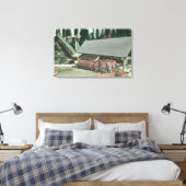 Außenansicht von Bentons MillRedding, CA Leinwanddruck (Insitu (Schlafzimmer))