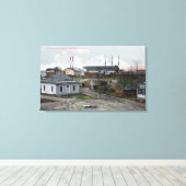 Außenansicht von Clark-Nickerson Lumber Co Leinwanddruck (Insitu (Holzboden))