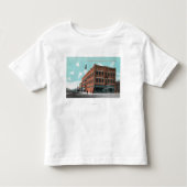 Außenansicht von Cunningham Hotel auf Lewis-St. Kleinkind T-shirt (Vorderseite)