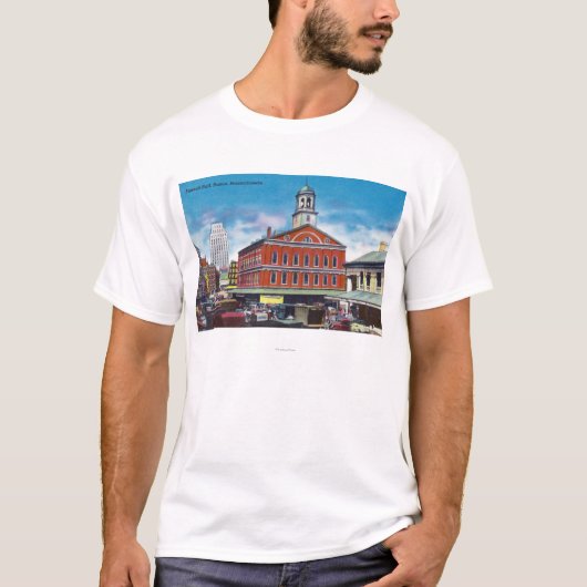 Außenansicht von Faneuil Hall T-Shirt (Vorderseite)