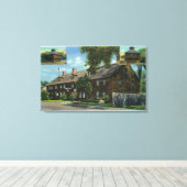 Außenansicht von FT. Western- und Blockhäuser Leinwanddruck (Insitu (Holzboden))