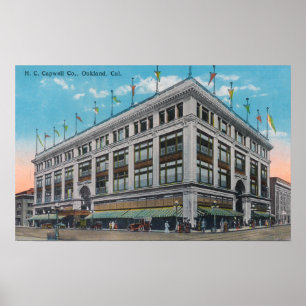 Außenansicht von H. C. Capwell Co. Bldg Poster