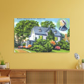 Außenansicht von Harriet Beecher Stowe Leinwanddruck (Insitu (Wohnzimmer))