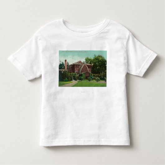 Außenansicht von Hearst Hall, U von CA Kleinkind T-shirt (Vorderseite)
