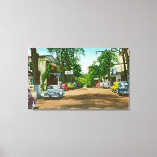 Außenansicht von historischen Murphys Hotel Leinwanddruck