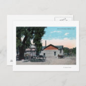 Außenansicht von Jacinto Creamery Willows, CA Postkarte (Vorne/Hinten)