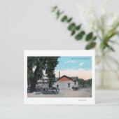 Außenansicht von Jacinto Creamery Willows, CA Postkarte (Stehend Vorderseite)