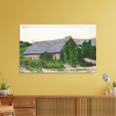 Außenansicht von James Marshall Cabin Leinwanddruck (Insitu (Wohnzimmer))
