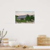 Außenansicht von James Marshall Cabin Poster (Küche)