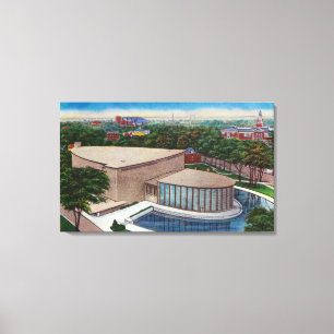 Außenansicht von Kleinhans Auditorium Leinwanddruck