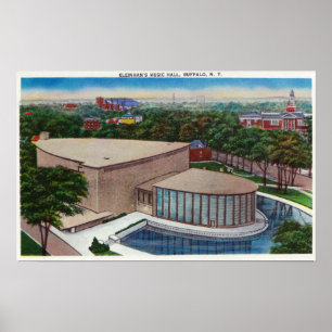 Außenansicht von Kleinhans Auditorium Poster