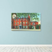 Außenansicht von Longfellow-Zuhause 2 Leinwanddruck (Insitu (Holzboden))