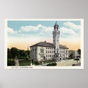 Außenansicht von Rathaus Poster