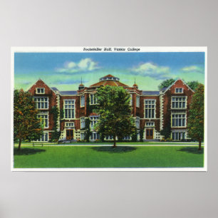 Außenansicht von Rockefeller Hall, Vassar Poster