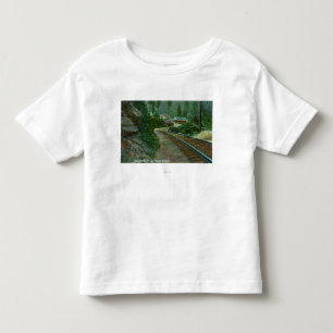 Außenansicht von Shasta Rückzug von den Kleinkind T-shirt