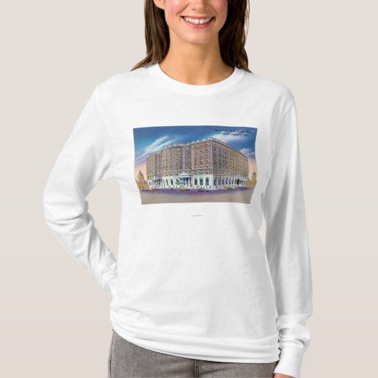 Außenansicht von Sheraton Hotel in Copley T-Shirt (Vorderseite)