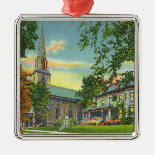 Außenansicht von St Mary Kathedrale Ornament Aus Metall (Vorne)