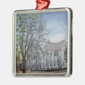 Außenansicht von St Mary Kirche Ornament Aus Metall (Links)