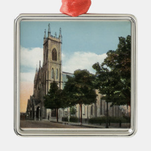 Außenansicht von St Paul Kirche Silbernes Ornament