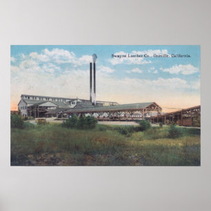 Außenansicht von Swayne Lumber CoOroville, CA Poster