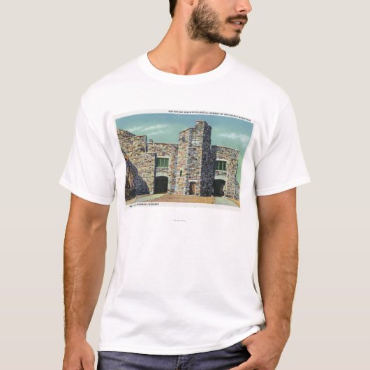 Außenansicht von Whiteface Mt Schloss T-Shirt (Vorderseite)