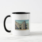 Außenansicht Whiteface Burg Tasse (Links)