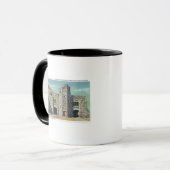 Außenansicht Whiteface Burg Tasse (Vorderseite Links)
