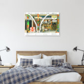 Außenansicht Ye Olde Curio Shop, Wal Leinwanddruck (Insitu (Schlafzimmer))
