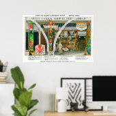 Außenansicht Ye Olde Curio Shop, Wal Poster (Heimbüro)